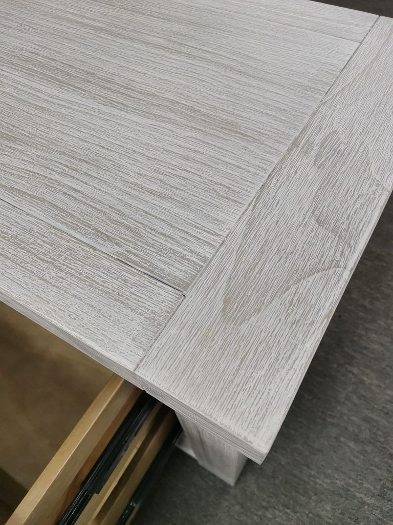 Whitewashed Mikah Wooden Bedside - Image 3