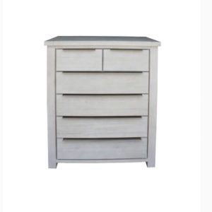 Mikah Wood  6-Drawer Tallboy