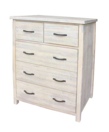 Willie White Washed Tallboy - Image 2